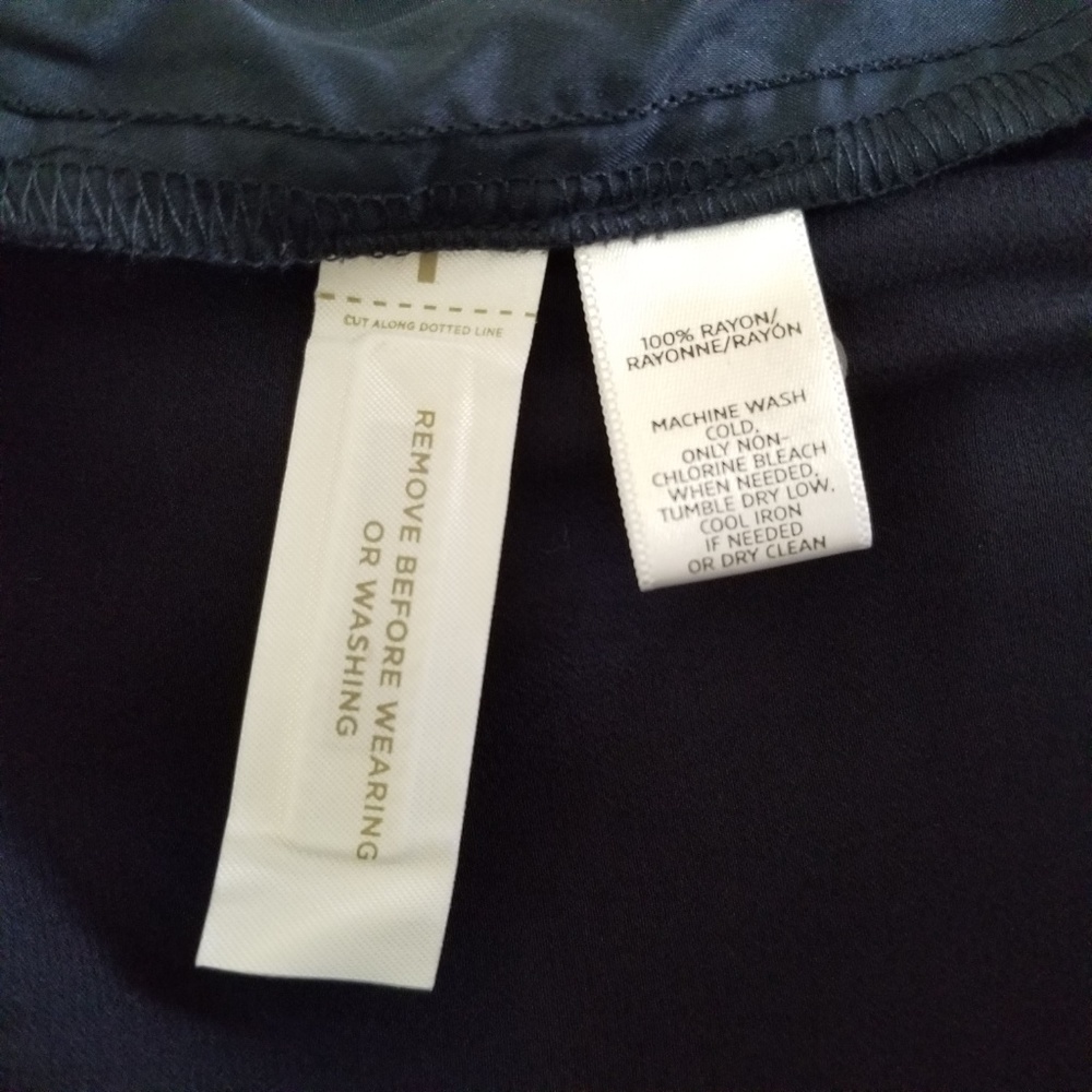 Navy Blue Sateen - Silk Loft Shorts - Picture 8 of 8